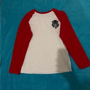 Red Chrome hearts t shirt